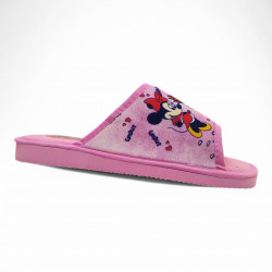 Zapatillas casa Mickey Mouse y Minnie económicas de verano rosa-3