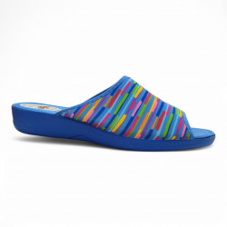Zapatillas casa mujer abiertas de colores económicas-1