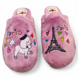 Zapatillas casa Paris de mujer económicas suela goma