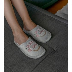 Zapatillas casa Relax La vida me sonrie-3