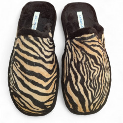Zapatillas casa tigre animal print Andinas para invierno no pesan-3