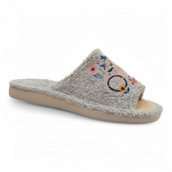 Zapatillas casa ZELS abiertas con suela blanda y no pesan-3