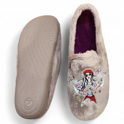 Zapatillas cerradas para casa Paris divertidas y económicas-2