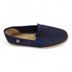 Zapatillas clásicas rejilla verano azul marino-3