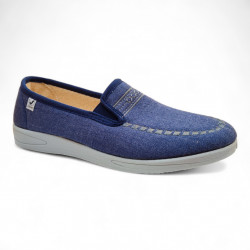 Zapatillas clásicas verano tela suave azul marino