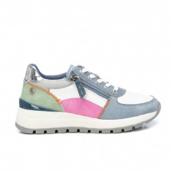 Zapatillas con cremallera casuales azules y rosas Refresh