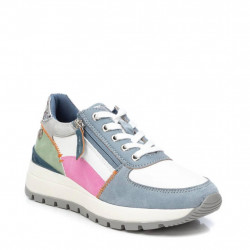 Zapatillas con cremallera casuales azules y rosas Refresh-2