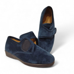 Zapatillas con velcro de señora para casa de otoño e invierno económicas-2
