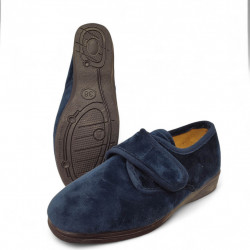 Zapatillas con velcro de señora para casa de otoño e invierno económicas-3