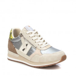 Zapatillas cremallera beige otoño - invierno Refresh-2