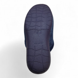Zapatillas de casa hombre otoño e invierno azul marino-3