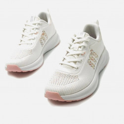 Zapatillas deportivas Mustang sin costuras blanco-3
