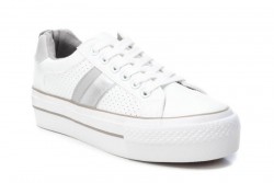 Zapatillas deportivas Refresh plataforma alta blancas-2