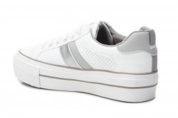 Zapatillas deportivas Refresh plataforma alta blancas-3
