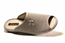 Zapatillas hombre casa gris-2