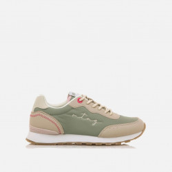 Zapatillas Mustang casuales moda verde-2