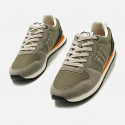 Zapatillas Mustang de vestir verde kaki-2