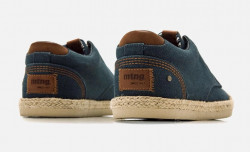 Zapatillas Mustang lona suela esparto azul -3