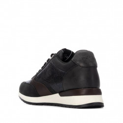 Zapatillas negras de mujer refresh con cremallera-2
