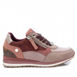 Zapatillas nude - burdeos Refresh mujer cremallera -3