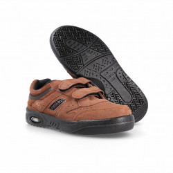 Zapatillas Paredes marrones con velcro Ecology-3