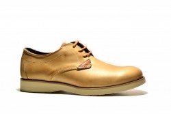 Zapato atado Clayan piel taupe-1