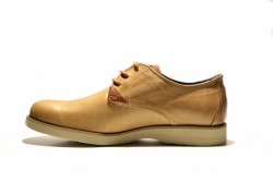 Zapato atado Clayan piel taupe-3