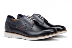 Zapato atado Fluchos 9796 piel marino-1