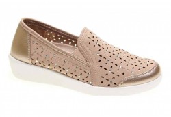 Zapato casual picado Doctor Cutillas nude-1