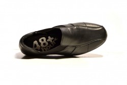 Zapato cerrado elástico 48 horas piel negro-2