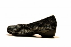 Zapato corte salón Puche negro-3
