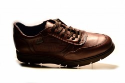 Zapato deportivo Clayan piel marrón-2