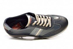 Zapato deportivo Fluchos Daniel 9713 piel azul oceano-3