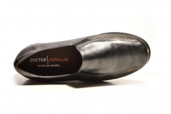 Zapato mocasín Doctor Cutillas elástico piel plomo-2