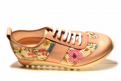 Zapato sport piel Puche 6763 rosa-2