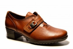 Zapato tacón Fluchos piel velcro cuero-1