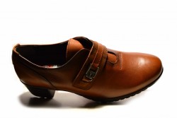 Zapato tacón Fluchos piel velcro cuero-2