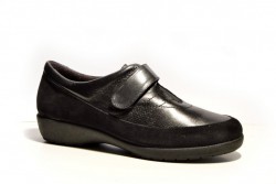 Zapato velcro Doctor Cutillas negro piel-1