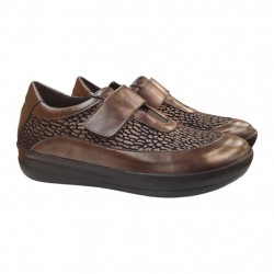 Zapatos anchos Doctor Cutillas con velcro y licra-1