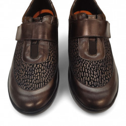 Zapatos anchos Doctor Cutillas con velcro y licra-2