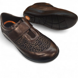 Zapatos anchos Doctor Cutillas con velcro y licra-3