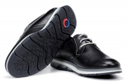 Zapatos atados piel Fluchos F0776 marino-2