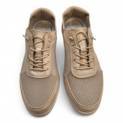 Zapatos deportivos y de vestir cordones elásticos Puche oro-2