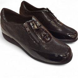 Zapatos Doctor Cutillas con cordones de licra muy adaptables y cremallera-2