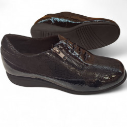 Zapatos Doctor Cutillas con cordones de licra muy adaptables y cremallera-3