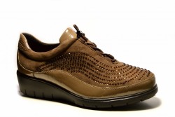 Zapatos elástico Doctor Cutillas piel taupe-1