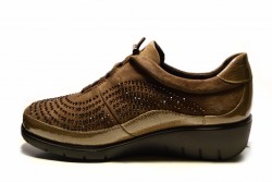 Zapatos elástico Doctor Cutillas piel taupe-3