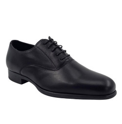 Zapatos elegantes ecónomicos atados negros