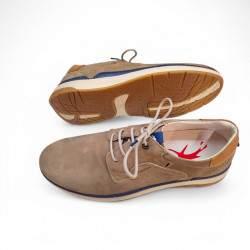 Zapatos Fluchos beige de estilo casual-3