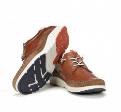 Zapatos Fluchos verano cordones cuero-2